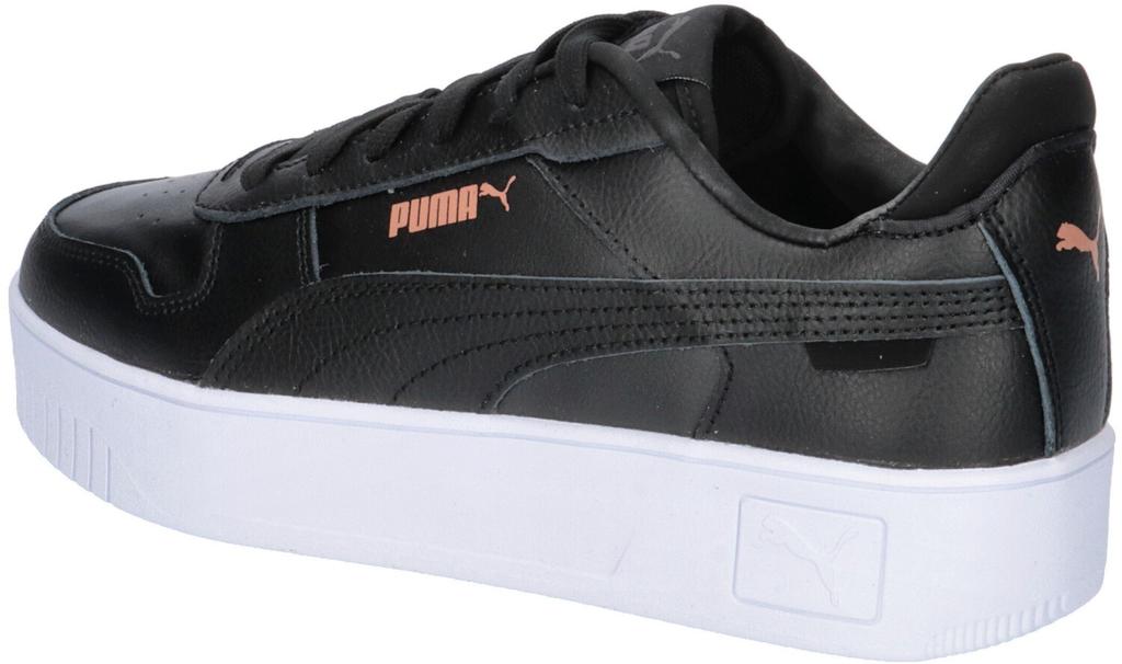 Women's Puma Carina Street Sneakers (389390) Black/black/rose Gold/white