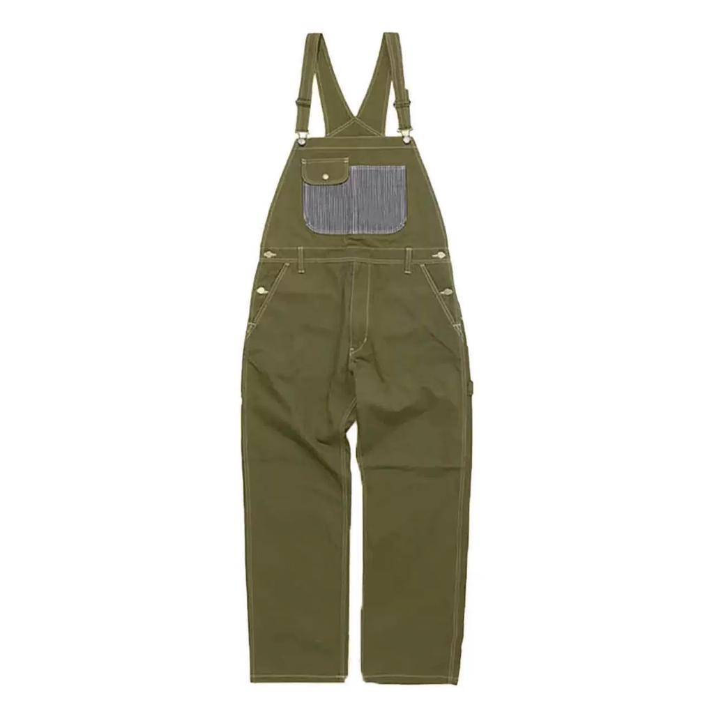 Men'S Work Jumpsuit Casual Retro Versatile Shoulder Straps Personalized Jumpsuit Patch Multi Pocket Shoulder Straps Overalls