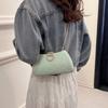 Niche Light Luxury Diamond-encrusted Striped Clip Women's Chain Small Square Bag Spring New Shoulder Messenger Bag