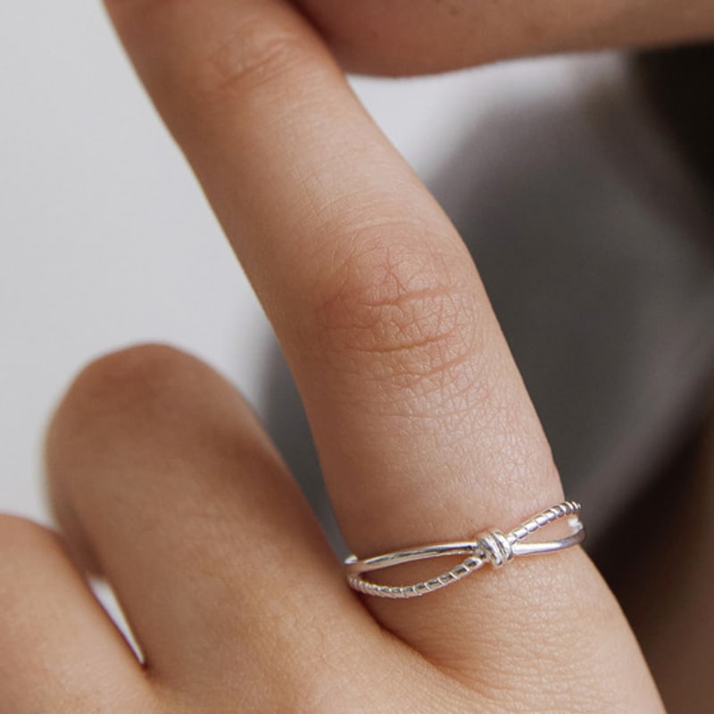 Tatiana (Silver 925) Eternal Loop Ring CR1847