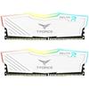 Memorie de joc DDR4 TEAMGROUP Team T-Force Delta RGB, 2 x 8 GB, 3600 MHz, 288 pini DIMM, Alb