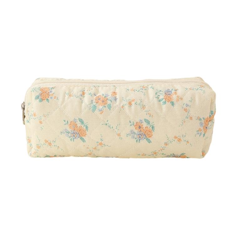 Print Pencil Organizers Kid School Stationeries Bag Fluffier Pen Holder Bag Pencil Pouches with Smooth Zippers Closures