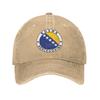 Bosnia and Herzegovina Flag Accessories Baseball Caps Unisex Women Casual  Hats Cap Adjustable Sun Cap