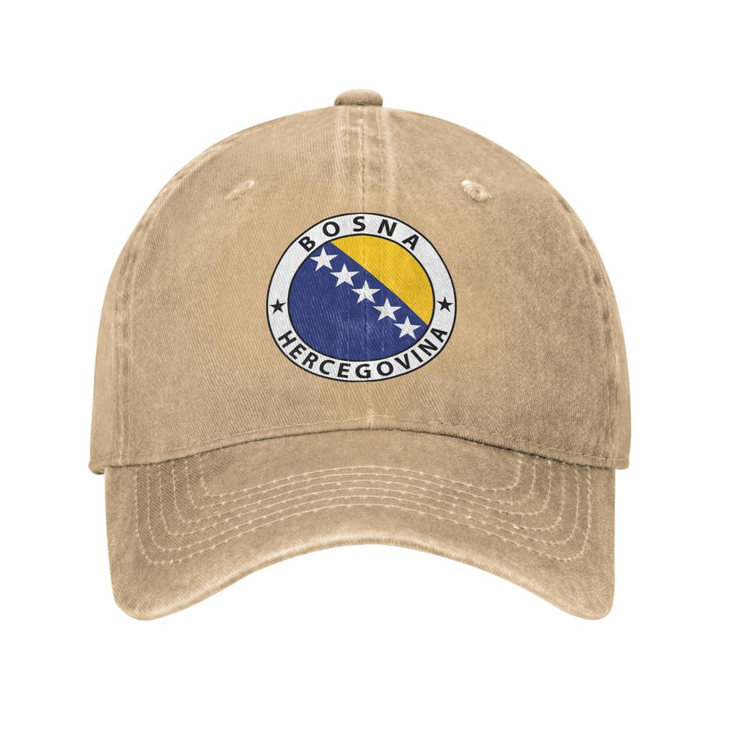 Bosnia and Herzegovina Flag Accessories Baseball Caps Unisex Women Casual  Hats Cap Adjustable Sun Cap