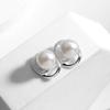 Delicato Set Matrimoniale per Donna con Orecchini, Anello e Collana a Forma di Farfalla e Fiore di Perle Finte
