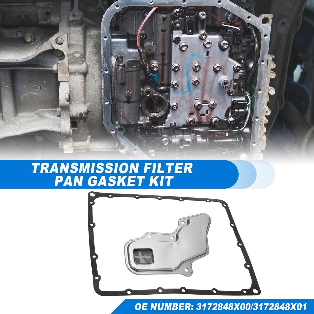 UXCELL RE4R01A Auto Transmission Filter Oil Pan Gasket Kit Fit for Nissan No.3172848X00