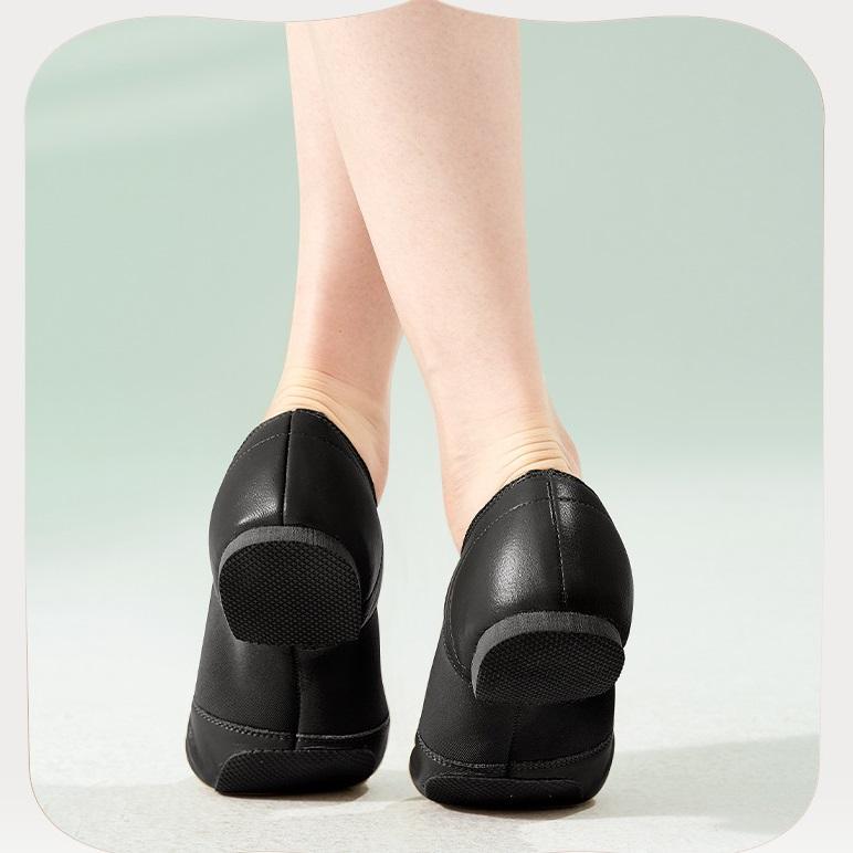 Echtes Leder PU Jazz Tanzschuhe Hellbraun Schwarz Rutschfeste Sohle Ballettschuhe Hohe Qualität Erwachsene Tanz-Sneaker für Mädchen Frauen