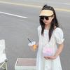 Childish Adorable Princess Bag - Girl's Handbag with Money Compartment and Accessories - Bow Crossbody Bag