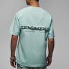 Jordan Engineered Alphabet Print Loose Round Neck Short Sleeve T-Shirt Men Tops Igloo-Blue DX9644-360