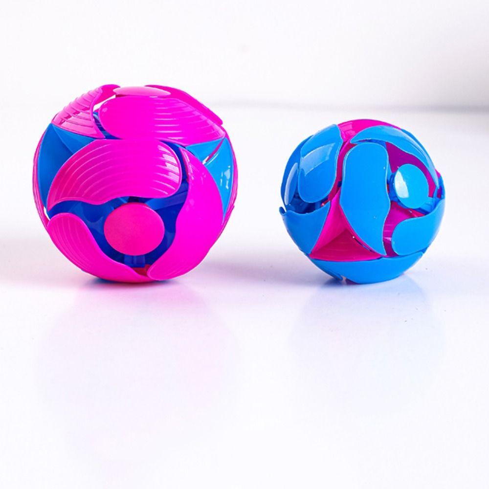 Interactive Color Changing Ball Toy Plastics Dual Color Telescopic Ball  Kids Adults