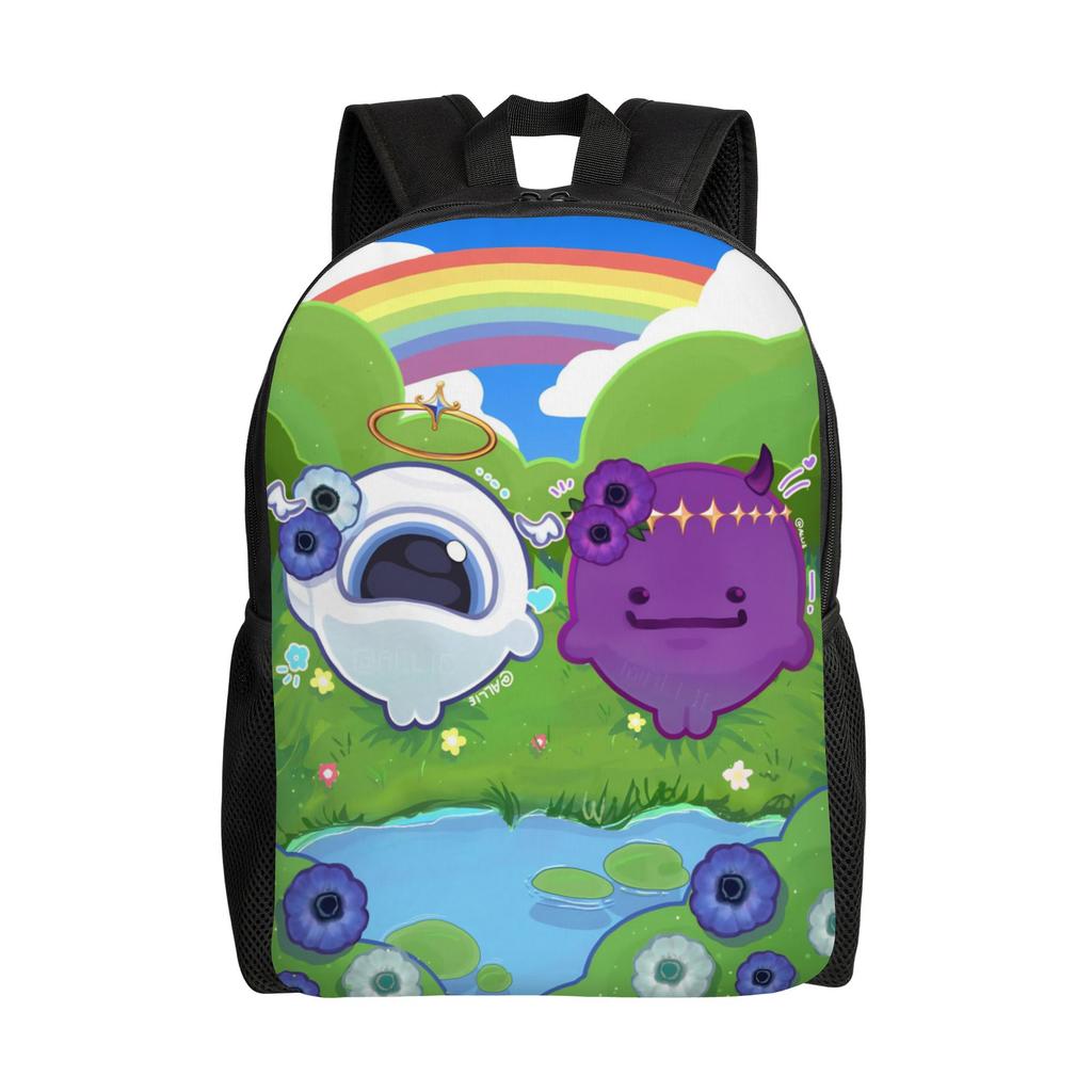 ParrotX2 FlameFrags Teenage Backpack Lightweight High School Work Unstable Universe Game Daypack Men Women College Shoulder Bag