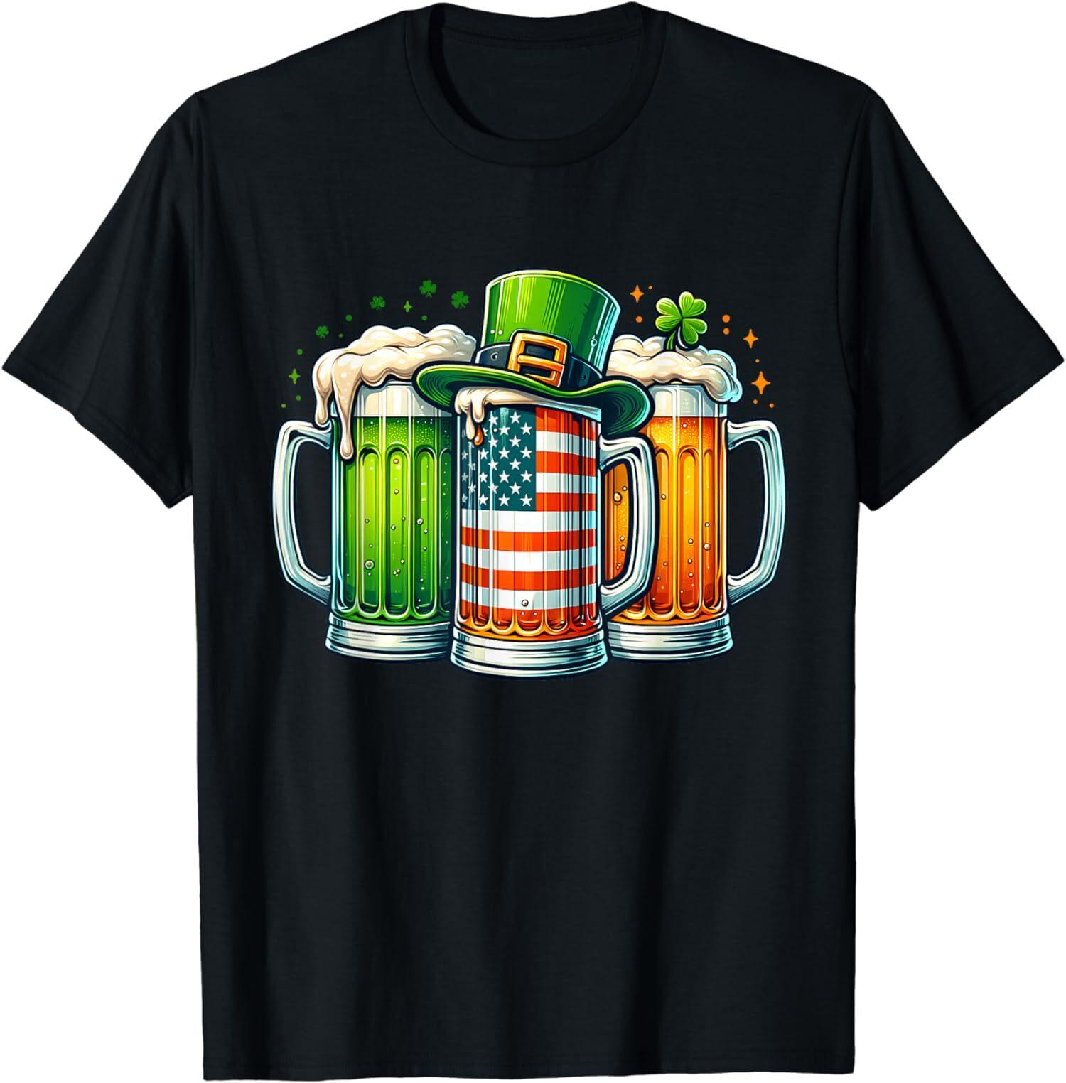 

NEW LIMITED Irish Ireland St Patricks Day Drinking Party T-Shirt Mens Womens Tees Top Tops Tee 2XL