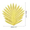 12/24 Pack 10" Gold Palm Leaves Artificial Palm Leaves Faux Palm Fronds