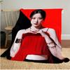 Black Elegance Plush Blanket Soft Comfortable All Seasons Blanket Sofa Office Naps Blanket Outdoor Travel Throw Perfect Gift