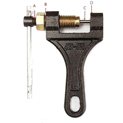 Motorcycles Scooter Chain Splitter Cutter Breaker Tool 420 428 520 525 528 530