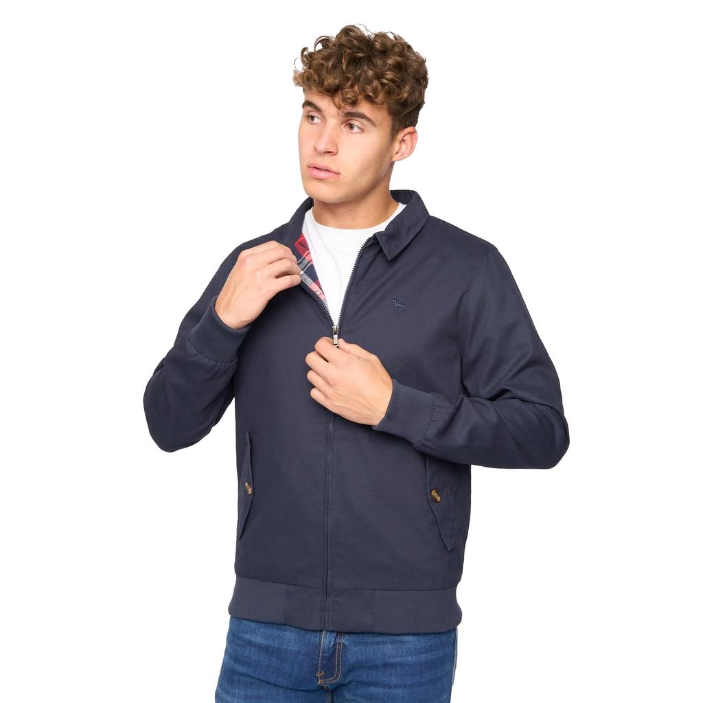 Bewley & Ritch Férfi Dartmoore Twill Harrington Kabát