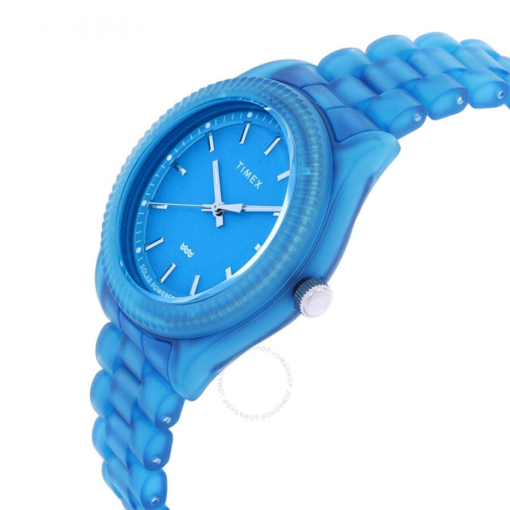 Timex Legacy Ocean Solar Powered Blue Dial Ladies Watch Tw2w56400 Tw2w56400jr