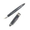 Great MONTBLANC fountain pen Meisterstck 146 Cap type Black gold 14K mens Used