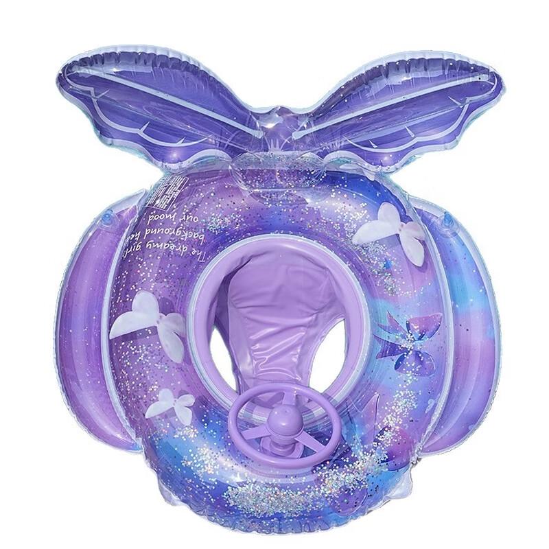 Baby Swim Seat with Sunshade Canopy and Backrest