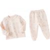 David Bella Girls' Quilted Cotton Pajama & Underwear Set