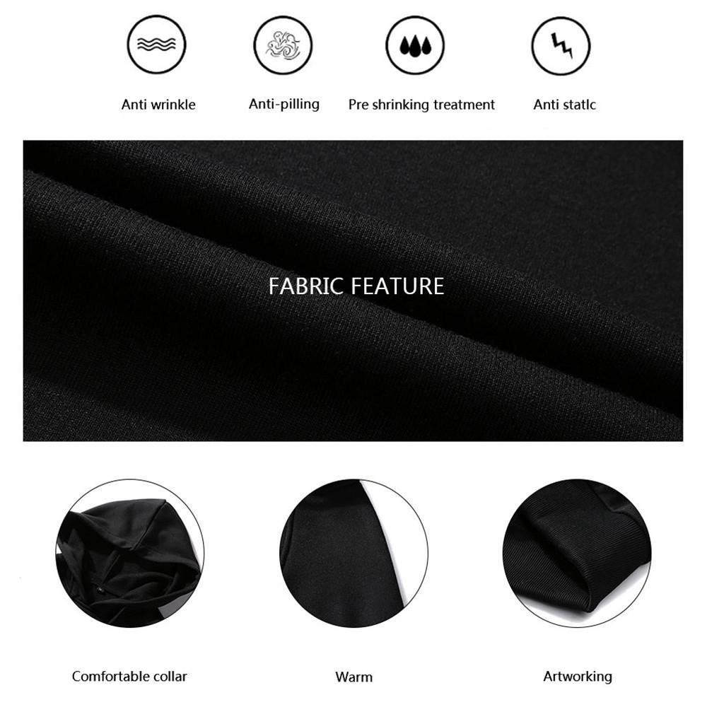 Men's  Casual Solid Hip  Loose Fit Fleece Long Sleeve Hoodie Top Blouse