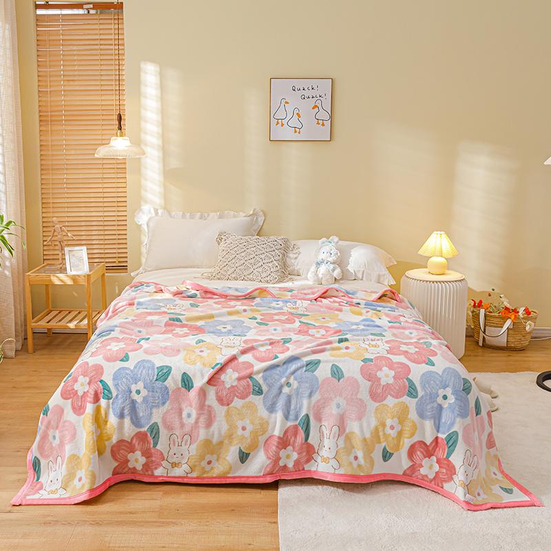 Vintage Floral Plant Pattern Throw Blanket Luxury Bed Blankets Cozy Plush Warm Home Decor Sofa Couch Chair Flannel Blanket