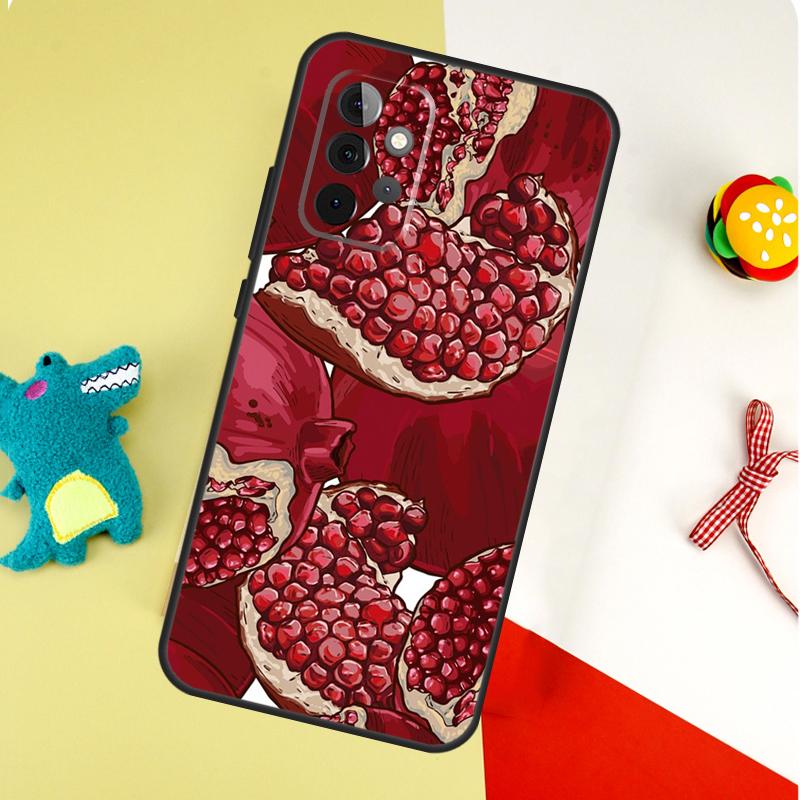 Tropical Summer Fruit Lemon Case For Samsung Galaxy A54 A34 A24 A14 A12 A22 A32 A42 A52 A72 A52S A51 A71 A13 A53 Cover