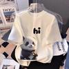 2026 Summer Cartoon Panda Casual Women’s Loose Short-Sleeve T-Shirt