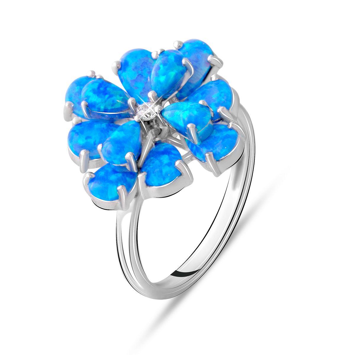 

Silver ring ProJewelry with opal 1.763ct (2028789) 17.5