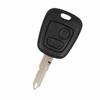 2 Tasten Unbearbeitete Leere Klinge Fernbedienung Auto Schlüssel   für   206