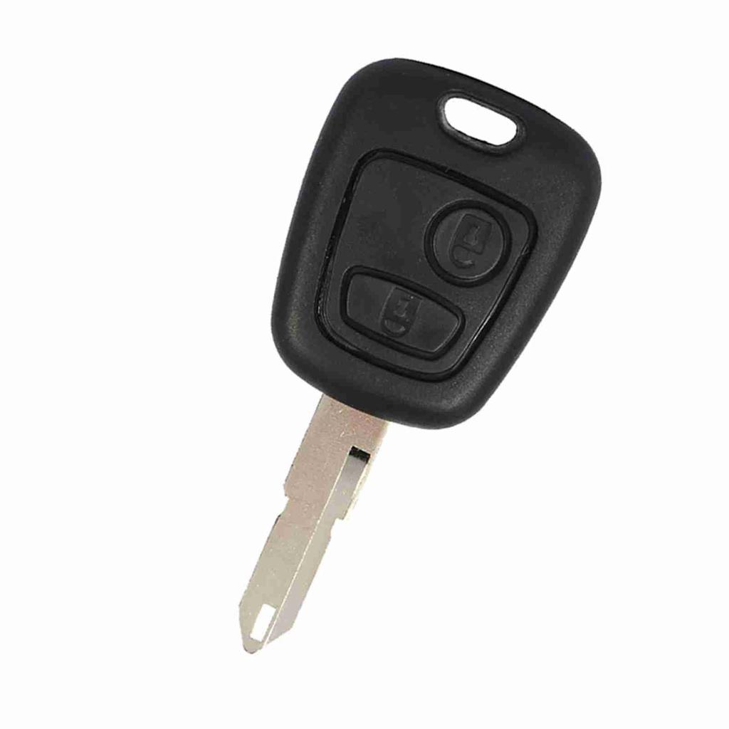 2 Tasten Unbearbeitete Leere Klinge Fernbedienung Auto Schlüssel   für   206