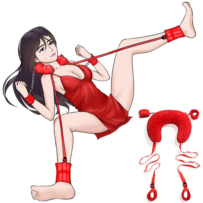 BDSM Bondage Set Bondage Handcuffs Objects Fetish Erotic Toys Kits Sex Toys Couples  Bondage Game Collars Sex Shop