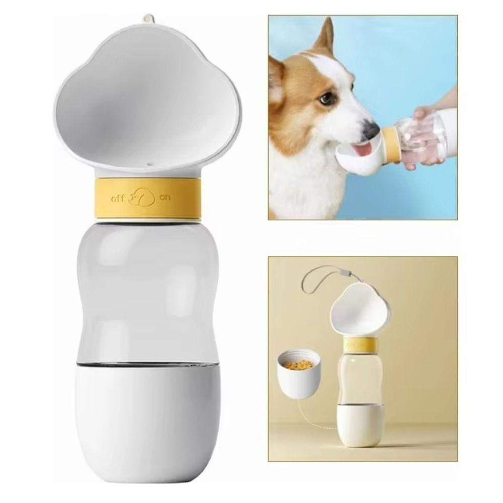 Cloud Shape Outdoor Dog Water Bottle 2 in 1 Pet Snack Dispenser Dog Water Dispenser  Puppy
