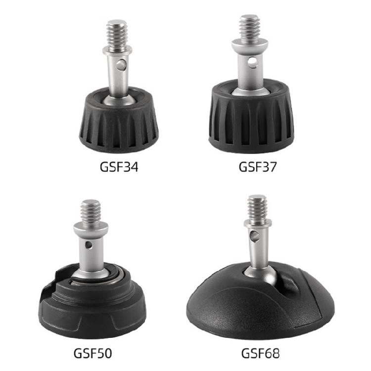 Rubber Tripod Foot 34/37/50/68mm Universal Tripod Foot Pad 360 Degree Rotating