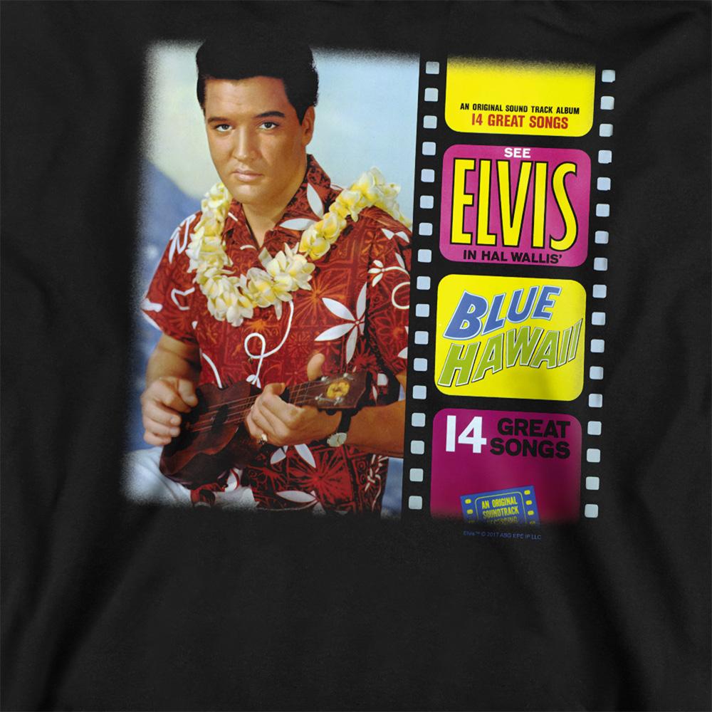 Elvis Unisex Adult Blue Hawaii Album Sweatshirt