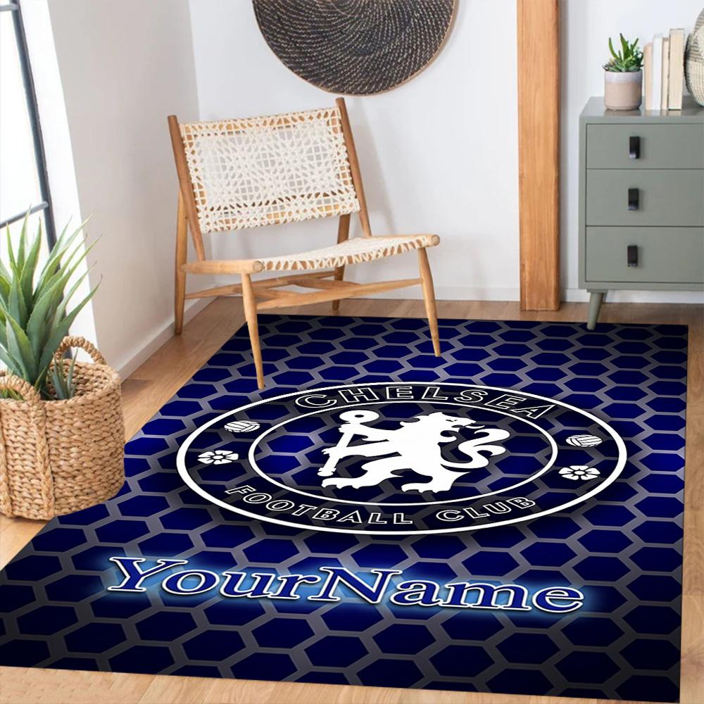 Chelsea Customizable Name Area Rug Design for Entryway Dining Room Balcony Dormitory Anti-slip Rug Office home decor
