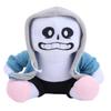 Sans Plush Toy Undertale Game Merch Skeleton Stuffed Doll With Blue Hoodie Pink Slippers Collectible Birthday Gift For Fans