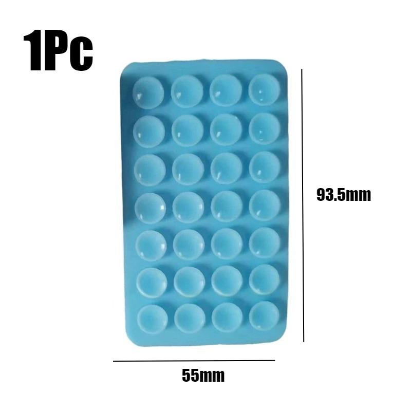 1/2Pcs New Mobile Phone Suction Cup Adhesive Pad Dual Side Silicone Backed Sucker Pad Storage Car Mounted Bracket Wall Stand