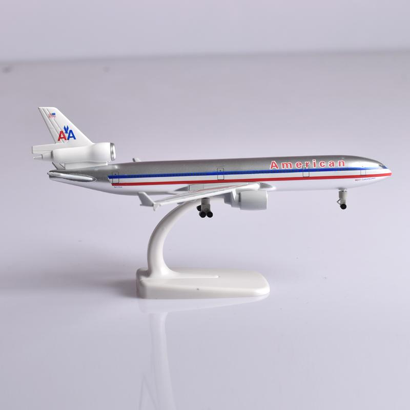 20CM Diecast Metal Planes American McDonnell Douglas MD-11 Plane Airplane Model Aircraft Model Collect Gifts