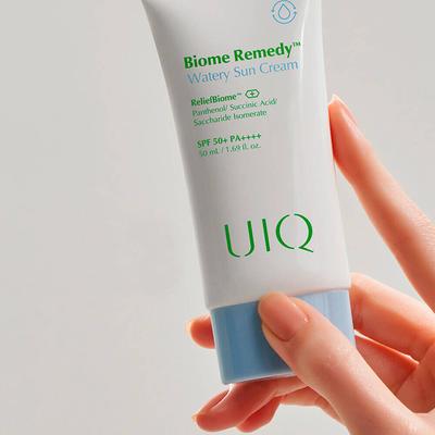 Biome Remedy Crema solare acquosa 50 ml SPF50+ PA++++, KBeauty, cosmetici coreani, campione
