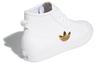 adidas Nizza Trefoil Hi Cloud White Gold Metallic Women's H01134