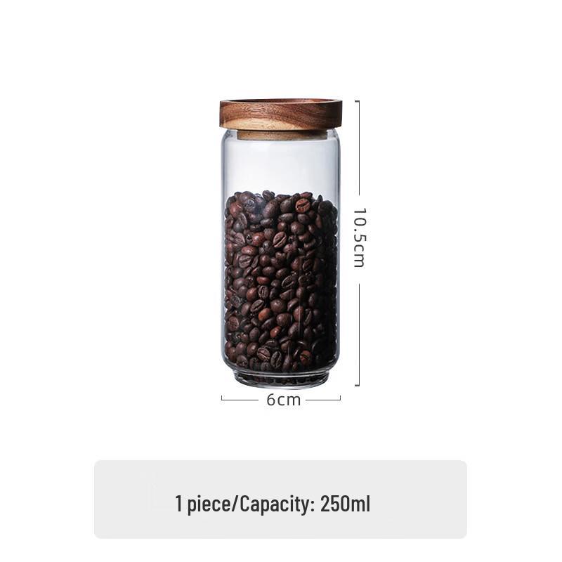 ZISIZ 250ml Glass Storage Jar