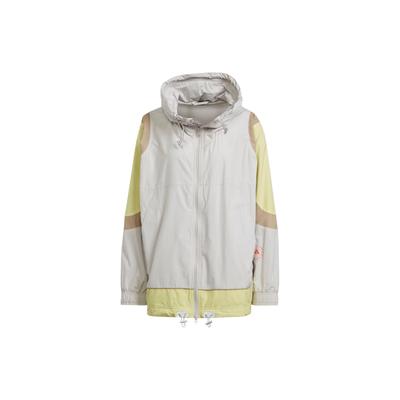 Stella McCartney X Gewebte Trainingsjacke mit überschnittenen Schultern und gerafftem Saum Damen Oberbekleidung Mica-Pink IT7528