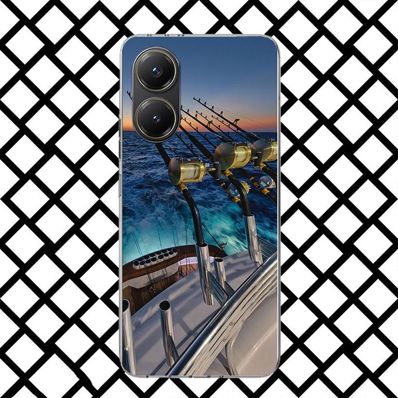 

Carp Fish Fishing Rod Hook Phone Case for Xiaomi Poco F7 Ultra X7 X6 X5 Pro X4 Gt M8 M7 Redmi 15 15C 13 13C 12 12C Soft Cover Fu Xiaomi Poco X6 Pro