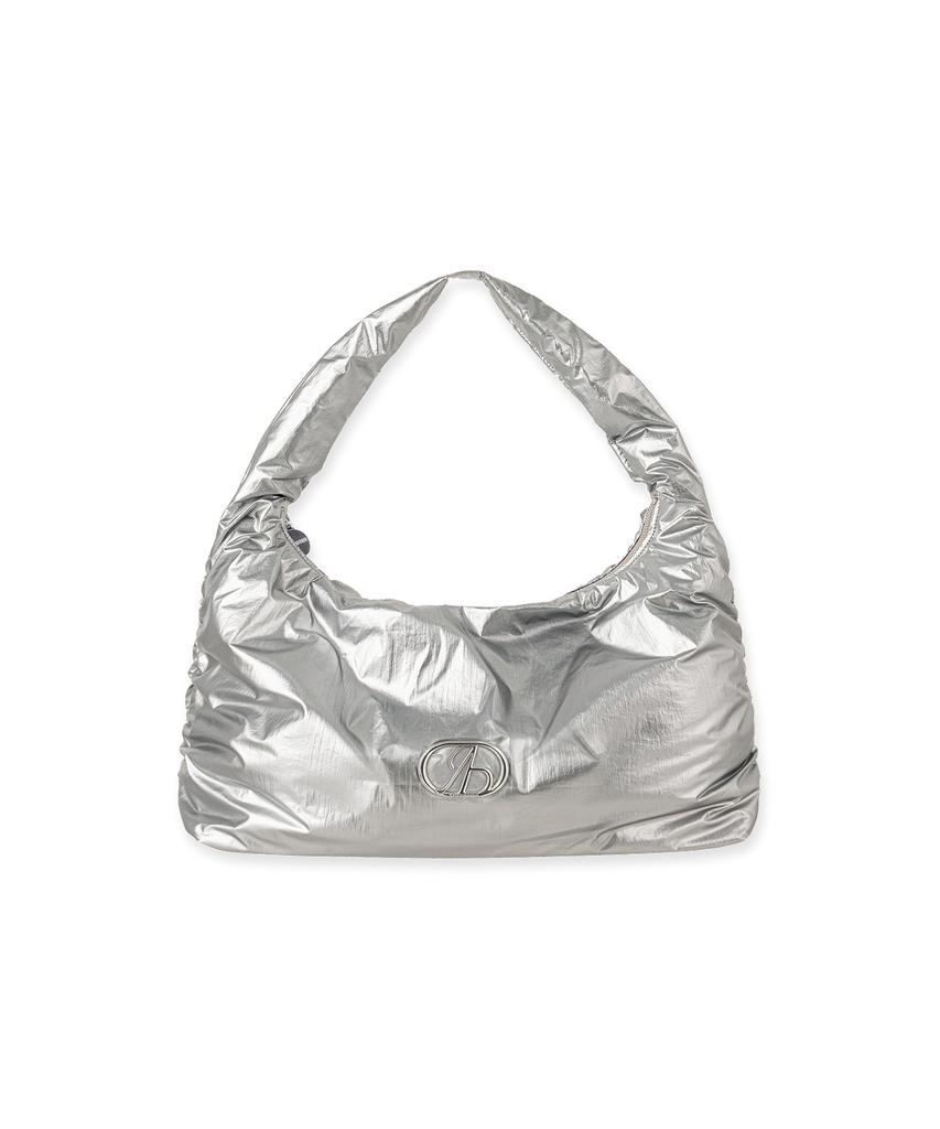 Abeehums Glossy Tote Bag Abh348-703 Silver