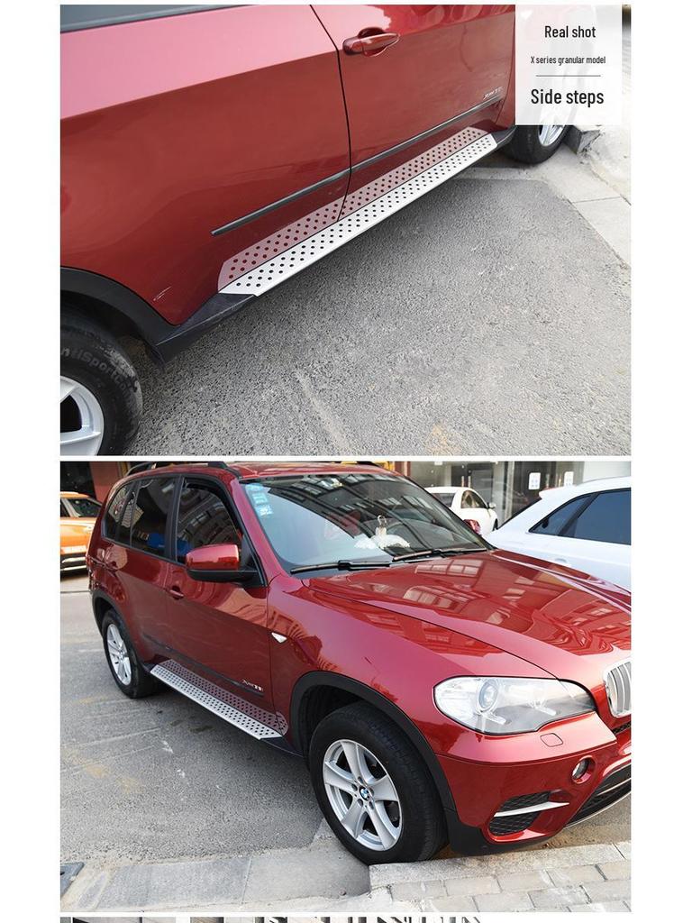 Compatible with 08-13 BMW X5 and 08-14 X6: Original Thickened Side Steps and Foot Pedals.