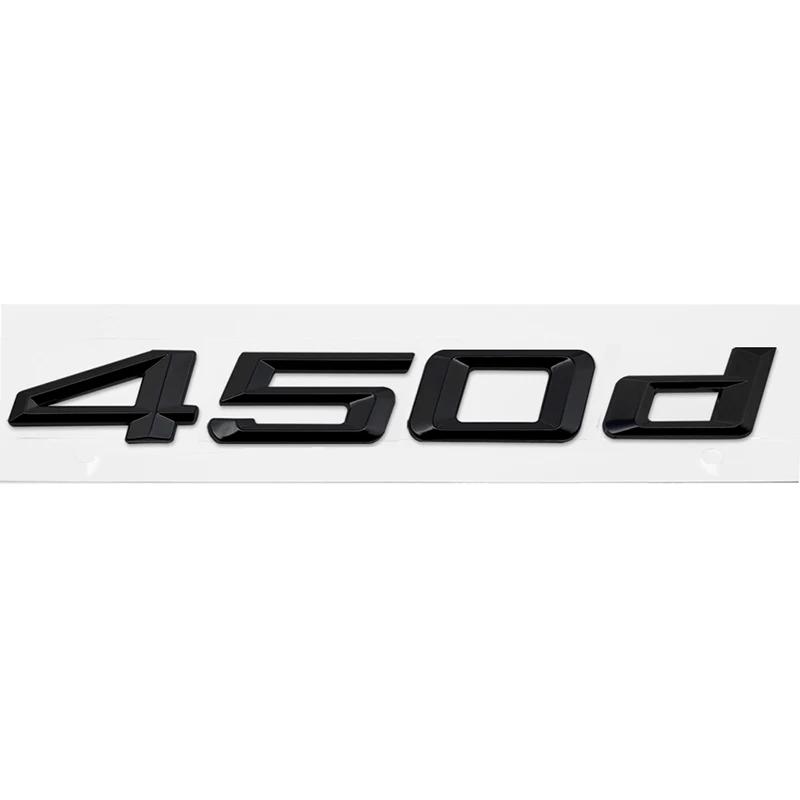 ABS Car Rear Trunk Letters Logo Badge Emblem Sticker For BMW 4 Series 420d 425d 428d 430d 435d 440d 450d F30 F32 F33 F36 G26 G22