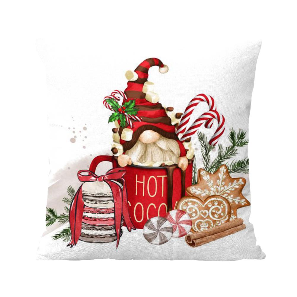 

DIY Embroidery Pillow Case DIY Cross Stitch Kits Stamped Canvas 11CT Needlework Sets Christmas Decoration Embroidery Pillow Case