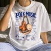 Funny Folk Music Shirt - Retro Performing Arts Gift - Sarcastic Folk Music Clothing
