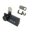 3 Digit Combination Cabinet Lock Keyless Drawer Lock Portable Turntable Password Lock  Toolbox